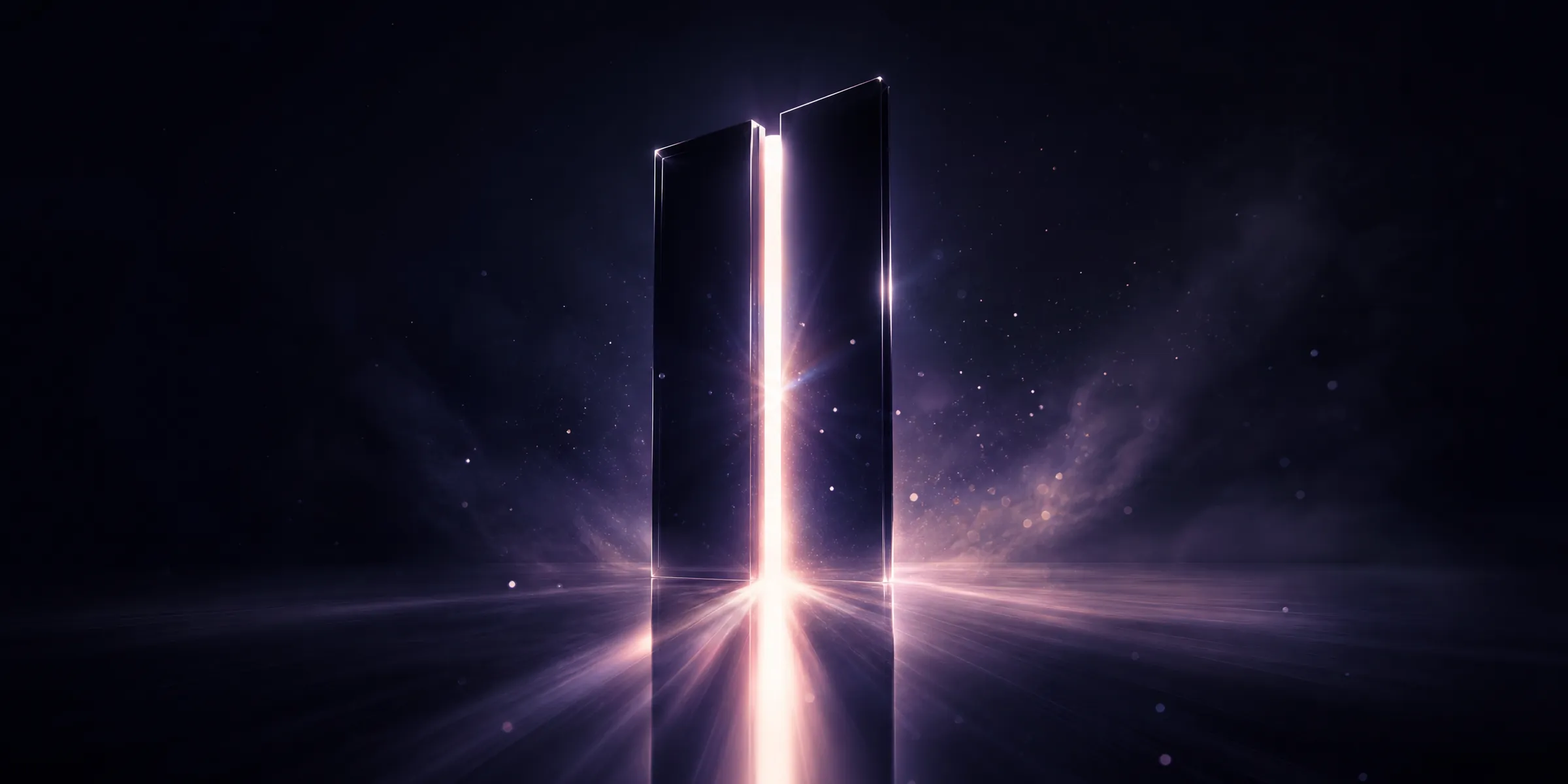 The door is open